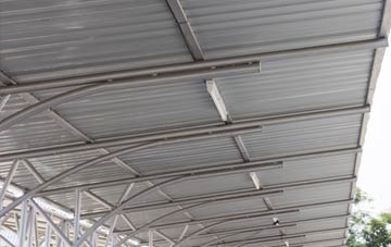 installing Tafarn Y Bwlch metal roofing